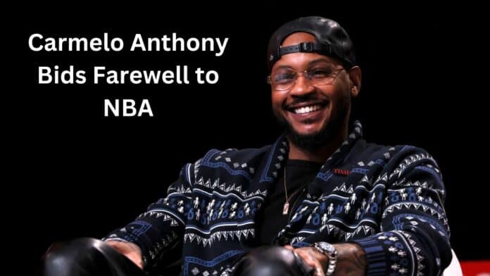 Carmelo Anthony Bids Farewell to NBA