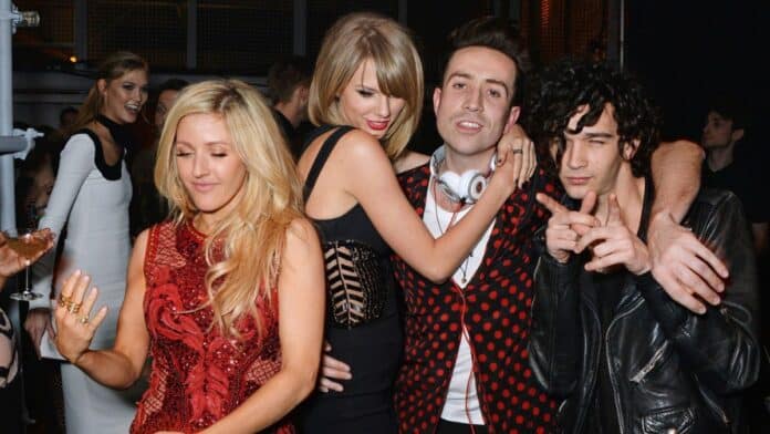 Matty Healy and Taylor Swift