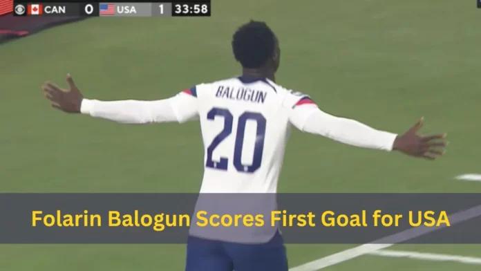 Folarin Balogun Scores First Goal for USA