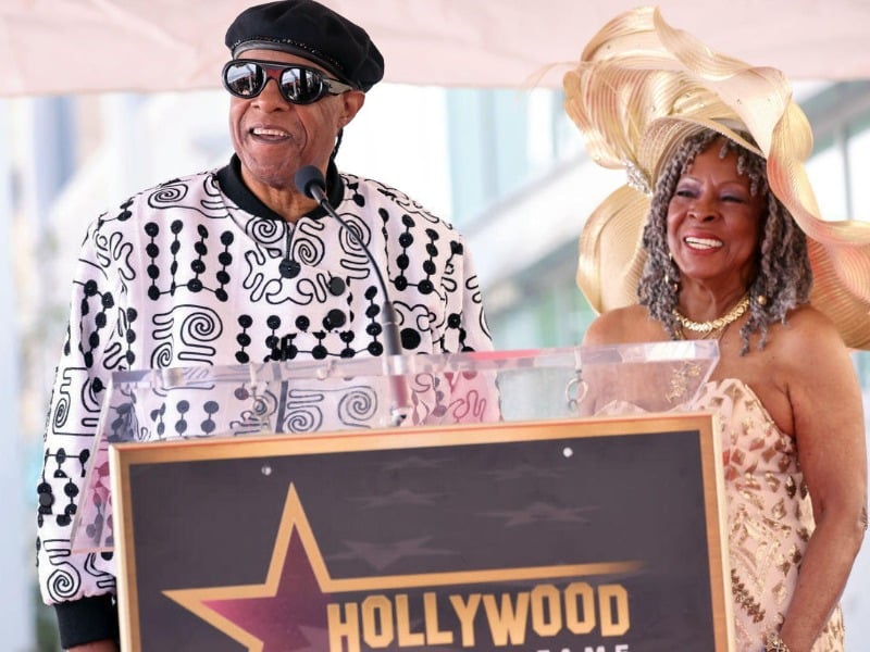 Stevie Wonder and Honoree Martha Reeves