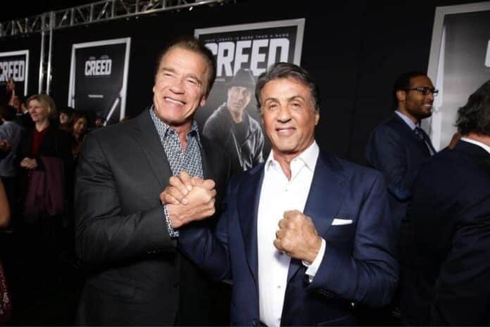 Arnold Schwarzenegger and Sylvester Stallone Share Playful Story