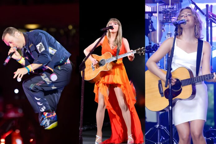 Coldplay and Maggie Rogers Honor Taylor Swift with Love Story Performance